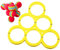 Weqizuerqi 28.7x31.8x1cm juego de piscina de lanzamiento de agua deportes acuáticos juego de piscina flotante juegos de lanzamiento flotantes en piscina con 10 bolas Für Kindergeburtstag Feiertage Und