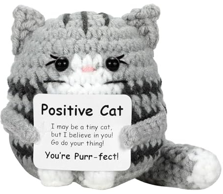 YUZHEDM Pocket Hug Emotional Support Glücksbringer Positive Katze Motivationsgeschenke für Paare, Hochzeitsgeschenk Brautpaar, Geschenk Valentinstag Jahrestag Weihnachts, für Sie Ihn