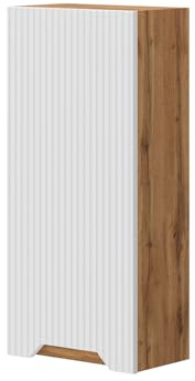 Vicco Badschrank Lotta, Weiß, 20 x 72.6 cm | zur Wandmontage mit höhenverstellbaren Einlegeböden