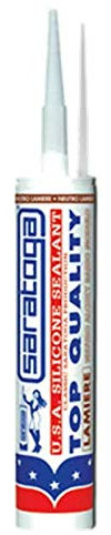 SARATOGA SILICONE SIGILLANTE LAMIERE gronda USA White MARRONE TESTA DI MORO