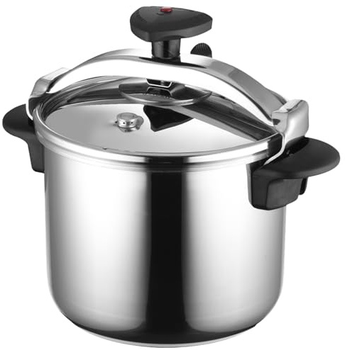 MAGEFESA Star 8.4-Quart Stainless Steel Pressure Cooker, Works on All Stovetops (Induction Compatible), Safety Lock & 8 PSI Cooking