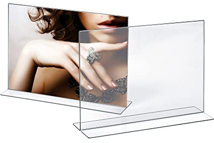 Lebez Prospekthalter Quer Acryl 21 x 30 cm Art. 7085 Lebez