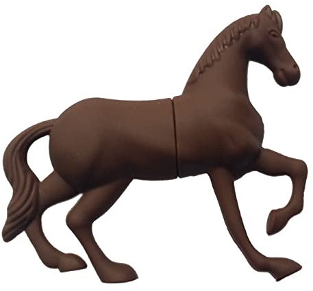 Ulticool - Pferd 8 GB Braun - USB Flash Pen Drive - Horse Brown Memory Stick Daten Aufbewahrung - Speicherstick - Braun