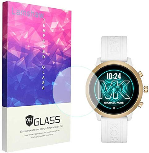 Ceston 9H Protector De Pantalla De Cristal Templado para Reloj Inteligente Michael Kors MKGO (3 Pack)