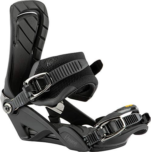 Nitro Snowboards Damen POISON '22 All Mountin Freeride Bindung Snowboardbindung, Ultra Black, S/M