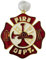 Feuerwehrmann Sonnenfänger Feuerwehr Wappen Sonnenfänger Fensterdeko mit Saugnapf