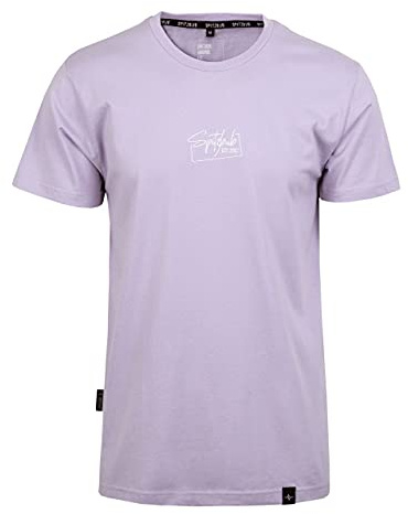 Spitzbub Herren T-Shirt Shirt mit Print oder Stick Street-Design in Flieder