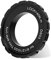 Centerlock Lockring, Centerlock Lock Cover Ring Disc Rotor Lockring Centerlock Rotoren Werkzeug für Fahrrad Mountainbike, Fahrradzubehör (Schwarz)