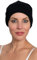 Deresina Headwear Satin Beanie, Sleep Cap for Hair Loss - (Black)