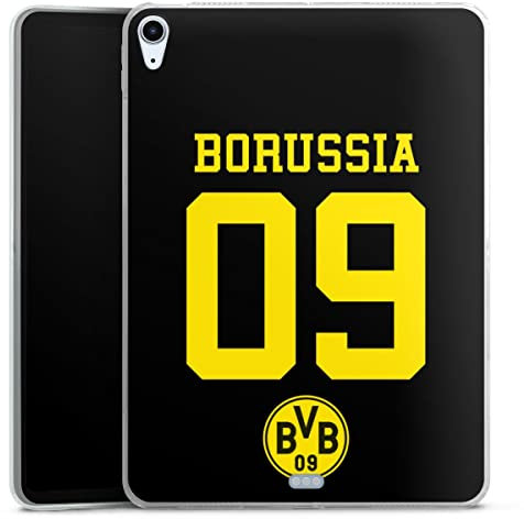 DeinDesign Silikon Hülle kompatibel mit Apple iPad Air 2020 (2020) Case Tablet Hülle Borussia Dortmund BVB Trikot