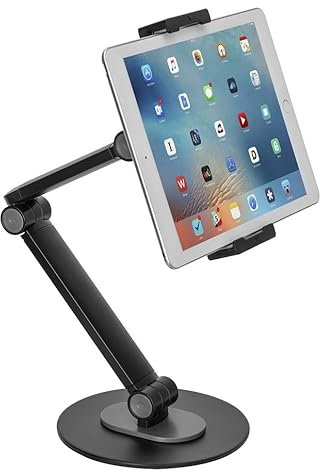 Beetronic Universal Tablet Holder Desk Stand 4.7-12.9 Adjustable Rotate Tilt for iPad Samsung etc