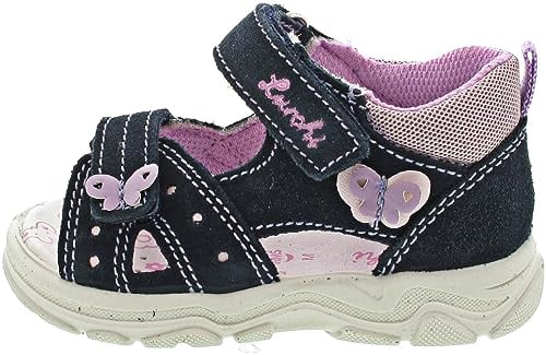 Lurchi Baby Mädchen GIOA Sandale, Blau, 26 EU