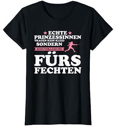 Schutzkleidung fürs Fechten Fechterin Fechten T-Shirt
