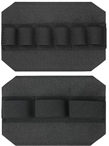 WYNEX Soporte elástico para Bolsa táctica, Panel de Bucle elástico Modular, Gancho y Bucle, Accesorio de inserción con Cierre de Gancho Trasero para Accesorios de Mochila