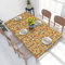 Elastische Tischdecke, Igel-Druck, elastische Kanten, abwischbare Tischdecke für Outdoor, Terrasse, Küche und Esszimmer