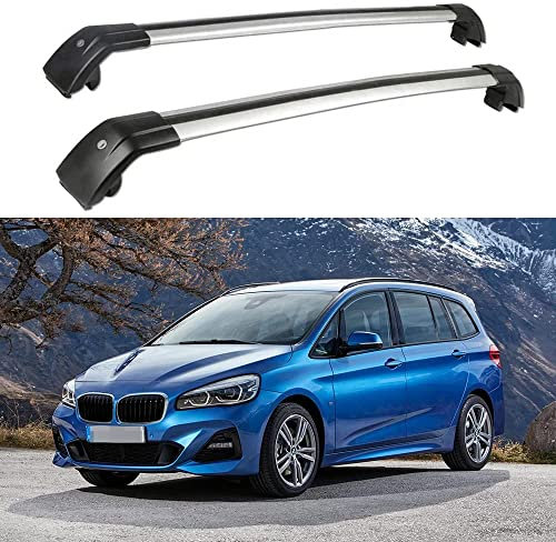 2 Stück Auto Dachträger für BMW 2er F46 Gran Tourer 2015-2021, Aluminium Abschließbar DachbüGel Crossbar DachgepäCkträGer, Auto Zubehör