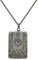 cai Herren Anhänger mit Kette 925/- Silber matt oxidiert Tattoo Motiv 925/- Sterling Silber 60cm Mattiert Silbergrau 274240196-60