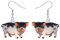 RAIDIN Acryl niedliche Tier Schwein Baumeln Ohrringe für Damen Mädchen Hypoallergene Tropfen Ohrringe Schwein Schmuck für Geschenke Geburtstag Party Dekorationen (Wolke)
