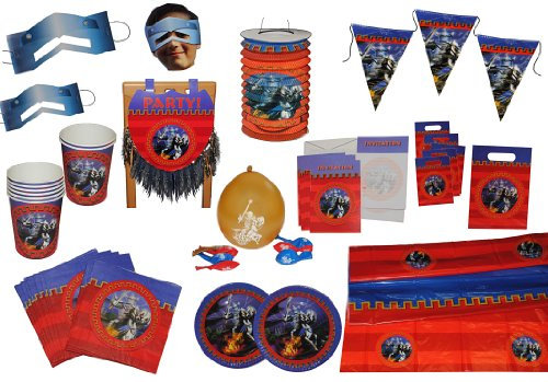 alles-meine.de GmbH 8 STK. Pappbecher Ritter - Ritterburg Kinderparty Plastik Becher für Kinder Plastikbecher Pferd Burg