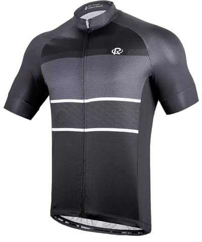 ROTTO Herren Radtrikot Fahrrad T-Shirt Kurzarm Einfache Linien Serie