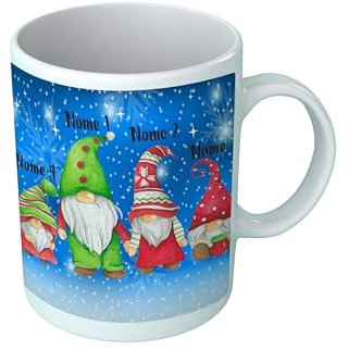 Bulabadoo Tazza Natale Nomi Personalizzati 4 Famiglia Genitori Figli Idea Regalo
