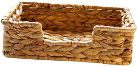 Milisten Cesta para Almacenamiento Cestas Tejidas para Decoración de Jardín al Aire Organizador de Artículos Diversos Cesta de Almacenamiento de Escritorio