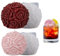 2 Stück Kerzenform Rosenkugel,3D Blumen Kerzengießformen,DIY Silikonform Kerzen Gießen,Rosen Silikonform Kerzenhalter Rund,für Duftkerze Valentinstag Dekorative Ornamente