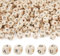 FASHEWELRY Lot de 250 perles en bois avec lettres de l'alphabet carrées pour fabrication de bijoux, loisirs créatifs, colliers, bracelets - 8 mm, Cube - 8 mm