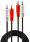 PRENDELUZ Câble audio et vidéo, câble stéréo RCA 3,5 mm - Longueur 20 m