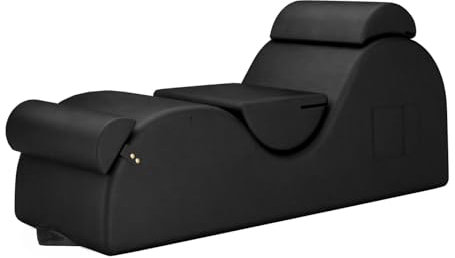 STSERT ZONE Chaiselongue Stuhl für Yoga (Schwarz, groß)
