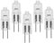 BULBEAWICK 5pcs G4 6V 5W 10W Kapsel Halogenlampen G4 12V 20W 30W Halogenlampen Warmweiß Für Mikroskop Lichtlampen 5W 12V