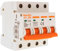 MeanWell Disjoncteur triphasé, Disjoncteur magnétothermique Courbure C, 4P 6kA, 4 modules DIN, Miniatures Circuit Breaker, MCB 4P C63 63A