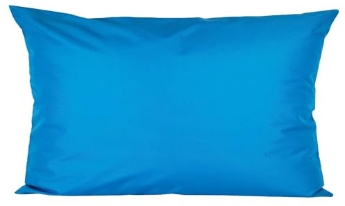 JACK 40x60cm Outdoor Lounge Kissen Dekokissen inkl. XXL-Füllung Wasserabweisend Sitzkissen Garten Stuhl Lotus Effekt, Farbe:Meerblau