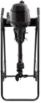 MEELRYD Außenborder Ständer, Außenbordmotor Transportwagen, Außenborder Trolley, 40 kg Tragkraft, Stahl Motorhalter, Faltbar, Einfache Installation, Außenbordmotorwagen