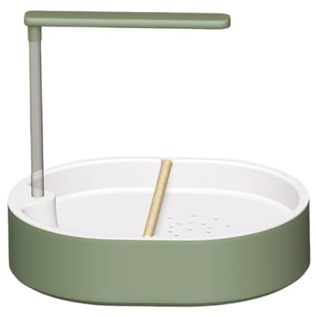 JIEBWCHA Vogel Dusche, Automatische Vogelbad-Dusche Mit Zirkulationshahn, Vogelbad Ausstattung Für Käfig Indoor Wellensittich Nymphensittich Finken