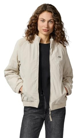 Ragwear Damen warme Übergangsjacke kurze wasserabweisende Bomberjacke mit elastischen Bündchen Chenna Warm YOUMODO XS-3XL