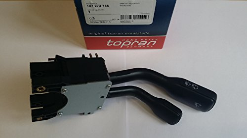 TOPRAN Wischerschalter, 107 273 | Kompatibel mit: AUDI 100 C3 Stufenheck, 80 B3 Stufenheck, 90 B3