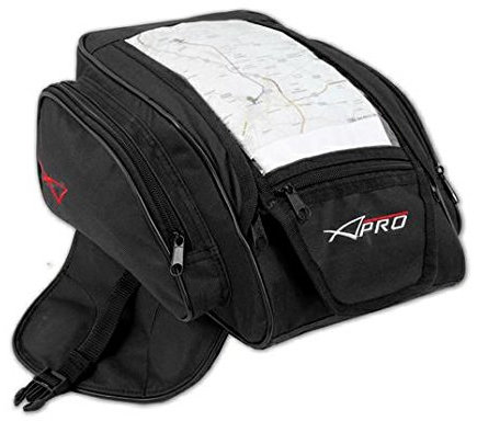 A-Pro Magnetische Tanktasche Motorrad Universal Kartentasche Tankrucksack Schwarz