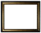 Barockrahmen Silber fein verziert 246 ARG, Leerrahmen, 30x40 cm