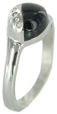 Skagen Damen Ring Silber schwarz Zyrkonia JRSB021 S7 Gr. 54 (17,3)