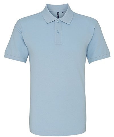 Asquith & Fox Men's Asquith and Fox Men's Polo Short Sleeve Polo Shirt, Blue (Sky 000), Medium (Manufacturer Size:Medium)