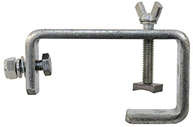 EUROLITE TH-52 Theaterhaken silber | Montagehaken für 50-mm-Rohr, Maximallast WLL 50 kg