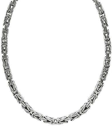 Zeeme Basic Unisex Halskette 925/- Sterling Silber Glänzend weiß 315250041