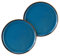 CSYY Porzellanteller Set, 21,6 cm, Blau, Pastateller, Dessert-Vorspeisenteller, Porzellan-Salatteller, 2er-Set für Mittagessen, Küche, Party, spülmaschinen- und mikrowellengeeignet