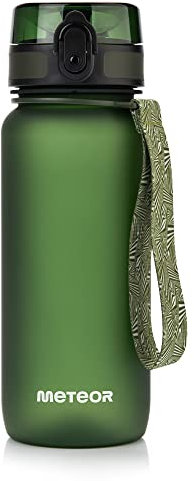 Water Bottle Fruit Infuser 350 ML 500ML 650ML 1000ML Large Reusable BPA Free Plastic Drinks Leak Proof Lid for Sports Gym Kids Core Infusion at Home Travel (650 ml / 22 oz, Dark Green)