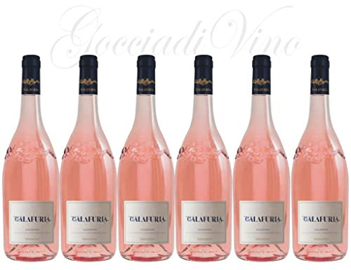 Scatola da 6 bottiglie Calafuria negramaro rosato Tormaresca Matchesi Antinori cl 75