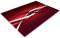 Glass Chopping Board 50 x 40 | Kitchen Worktop Protector | Multifunctional Cutting Board | Work Top Savers | Kitchen Accessories | Extra Large | Red Black White
