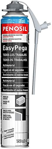 PENOSIL EasyPega Mousse Polyuréthane - 750 ml, gris (12 unités)