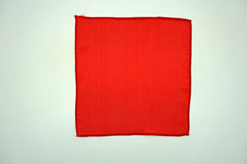 Magic Closeup Thomas Braun Seidentuch rot Silk red 15 x 15 cm mit Vorführ & Erklärvideo Zaubertrick Zaubern Lernen