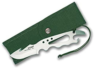 Aitor Cuchillo Skinner JKI, hoja MoVa de 6,5 cm. long total 18 cm. funda cordura